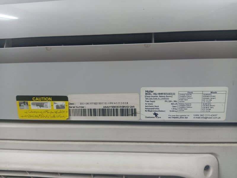 Haier 1.5 Split DC Inverter 2