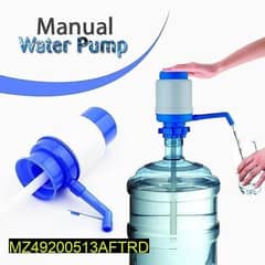 Manual hand press pump water dispenser