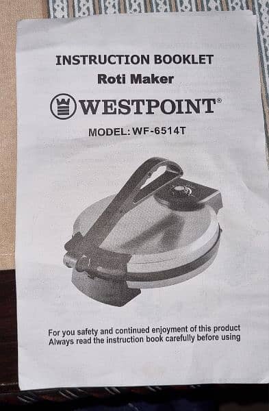 westpoint New roti maker but no box 1