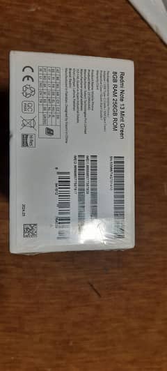 redme note 13 8/256 box pack 03075887797 0