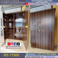Cupboard Almari Wardrobe set single Dressing Iron Stand mirror
