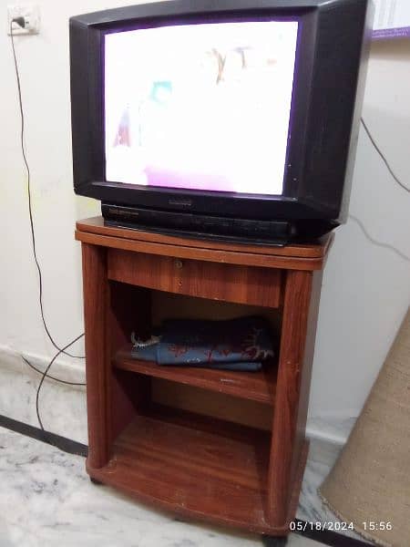 Sony tv with trolley Urgent Sale 1