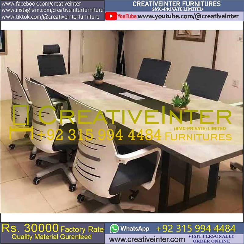 Office Workstation meeting Conference Reception Counter Table Chair 6