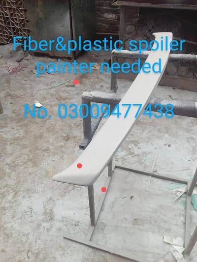 painter needed for car spoiler paint job