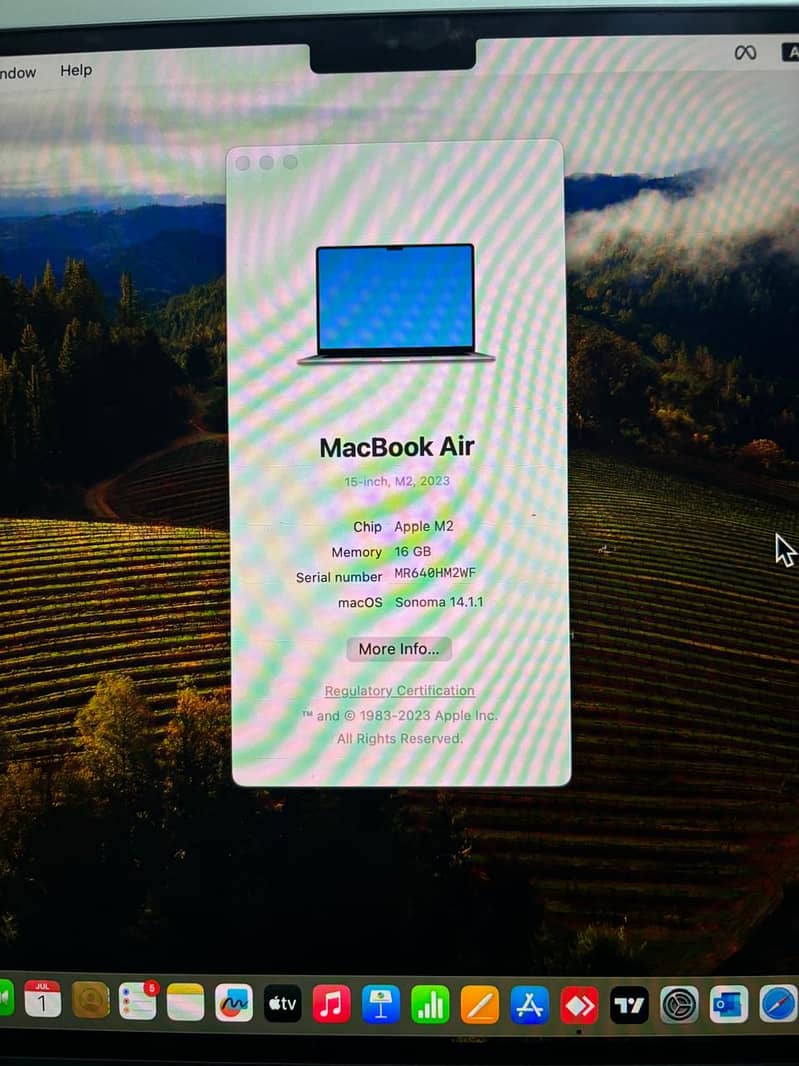 Macbook Air 15" , 1 TB, 16 GB 10