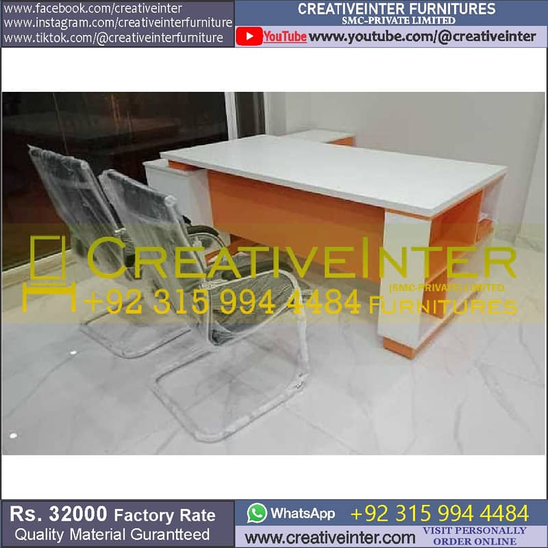 Office Table CEO Executive Office Furniture Workstation Meeting Desk 4