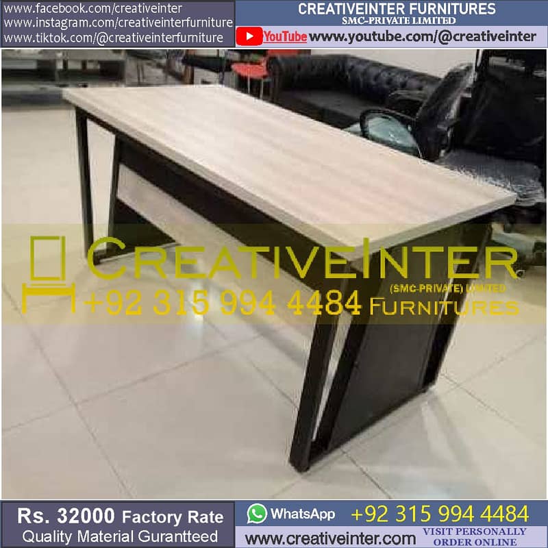 Office Table CEO Executive Office Furniture Workstation Meeting Desk 17