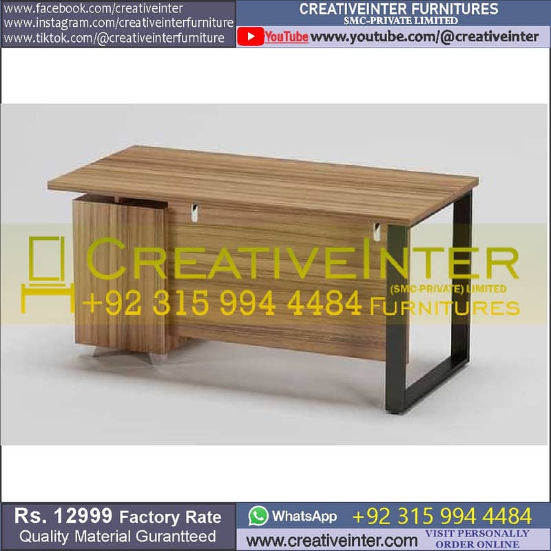 Office Table CEO Executive Office Furniture Workstation Meeting Desk 4