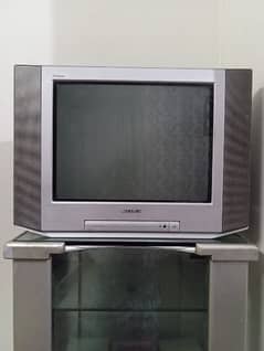 T. V with trolley