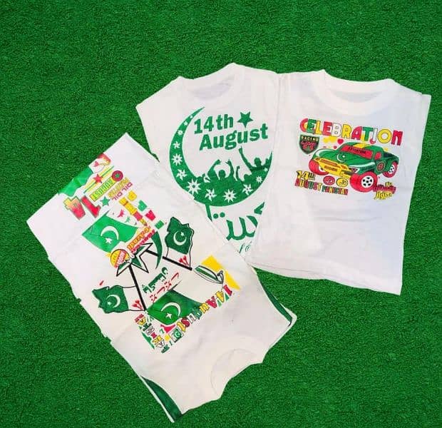 kids 14th August special printed shirt for sale 1