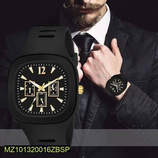 Analogue Fashionable Watch for men with delivery 2