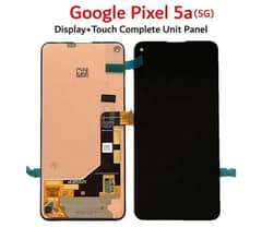 Google Pixel 5a LCD panel, fingerprint sensor and camera lens