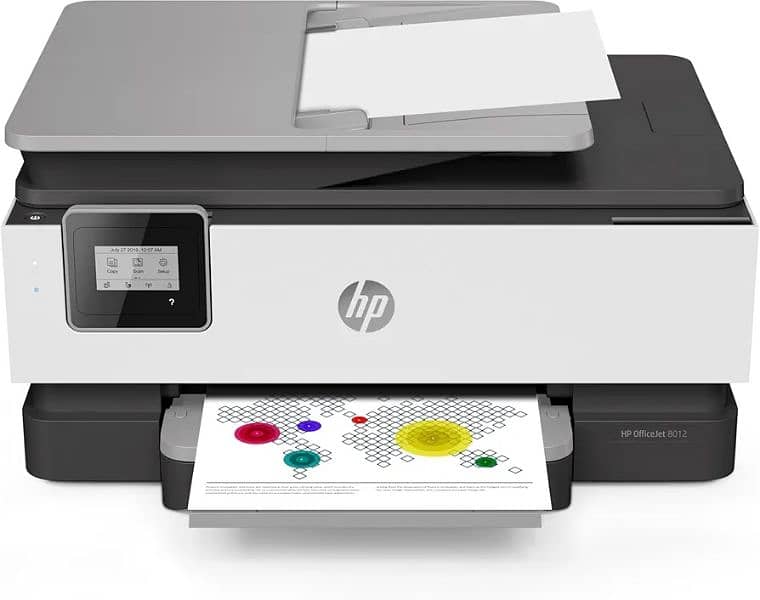 New Smart HP Officejet 8012 Wireless Printer Scan copy print WD phone 4
