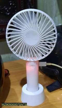 mini portable fan, White