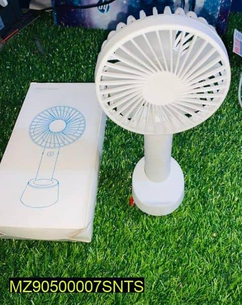 mini portable fan, White 1