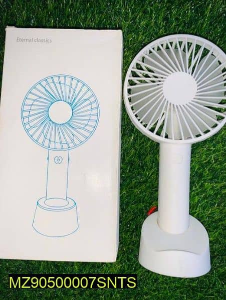 mini portable fan, White 3