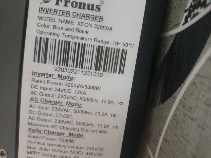 Fronus inverter 3kw for sale 2