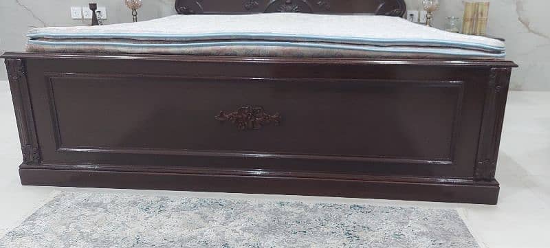 Gently Used Wooden Bed for Sale 0