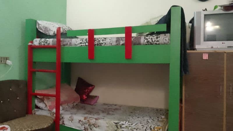 Bunk Bed for kids with mattress 0