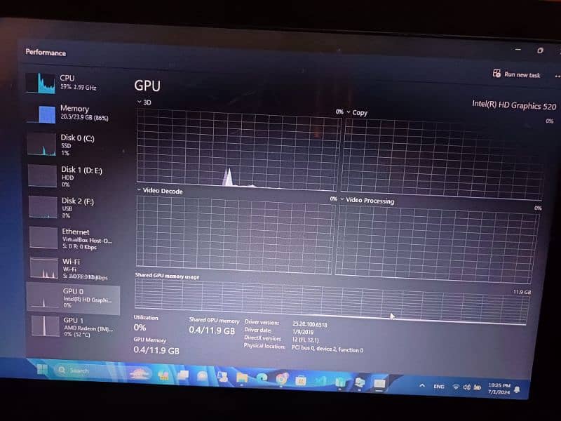 HP Notebook 6 Gen + 2GB AMD Graphics Card 9