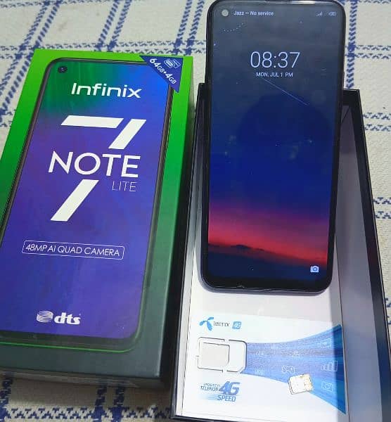 Infinix NOTE 7lite 0