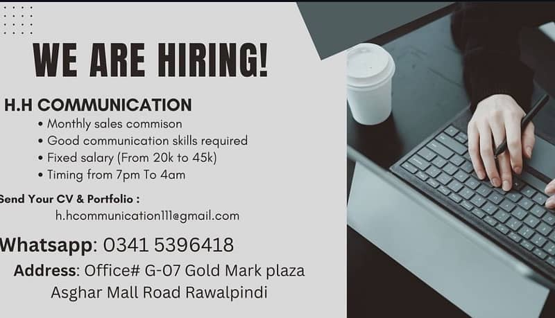 We are hiring agents for call centre job 0