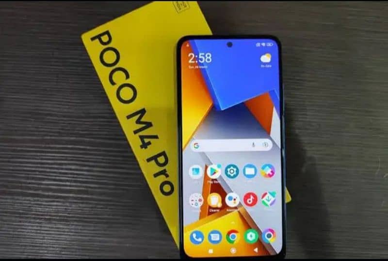 POCO M4 Pro with original box Charger PTA Approved 0
