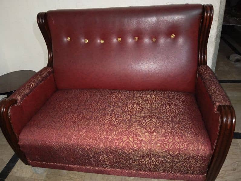 2 Seater pure shesham wood . . . Luxury Sofa 4