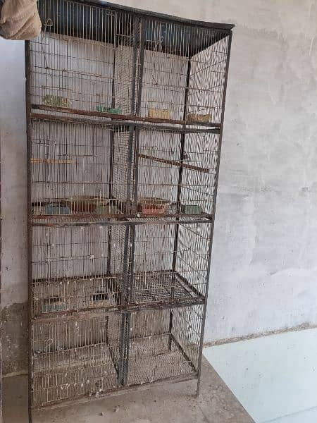 8 portion bird cage for sale 1.5 by 1.5 size 2