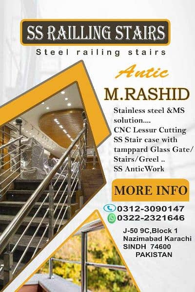 ss Railing stairs 10
