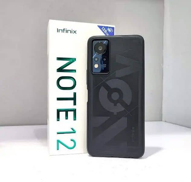 infinix note 12 11/128 with box and charger 1