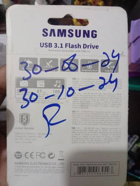 Samsung original 64 gb USB flash drive 4 months warranty bhi hai 2