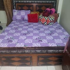 wooden bed set