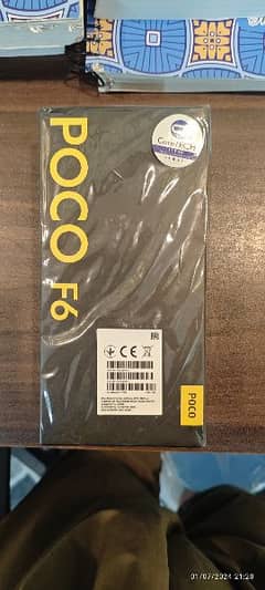 Poco F6 (12/512 Gb)- Black colour - Brand new condition