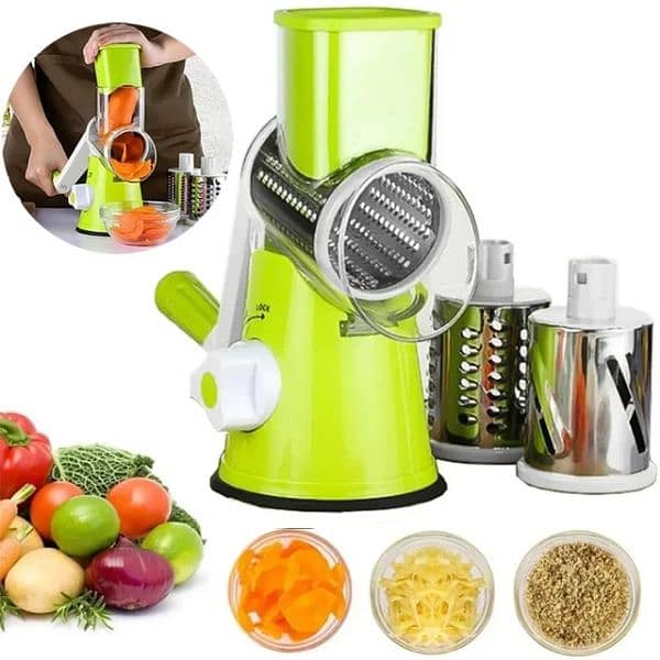 Vegetable Cutter & Slicer Manual Kitchen Cheese Chopper Machine 0