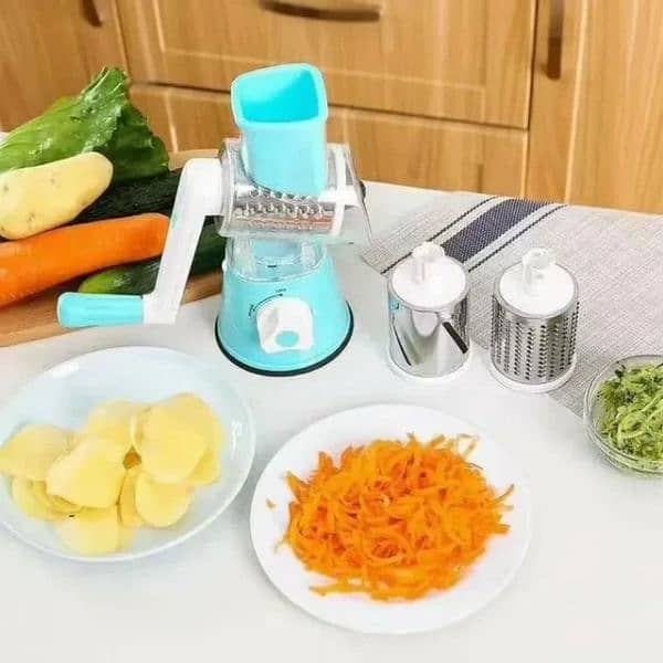 Vegetable Cutter & Slicer Manual Kitchen Cheese Chopper Machine 2