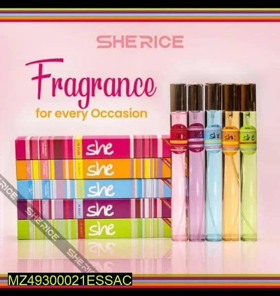 sweat resistance woman's perfume (pack of 5) 4
