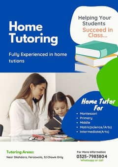 Home Tutor Montessori to FA