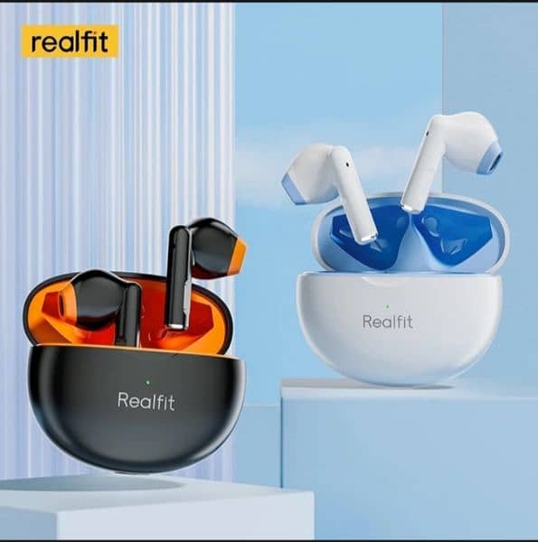 Realfit F2 earphones box open Only 0