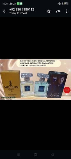 Branded unisex perfume available