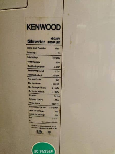 Kenwood Inverter Floor Standing AC 3