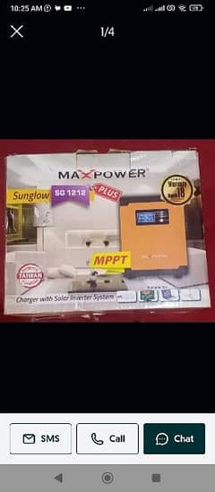 MAX POWER SOLAR INVTER 1200 waat FOR SALE GOOD WARKING