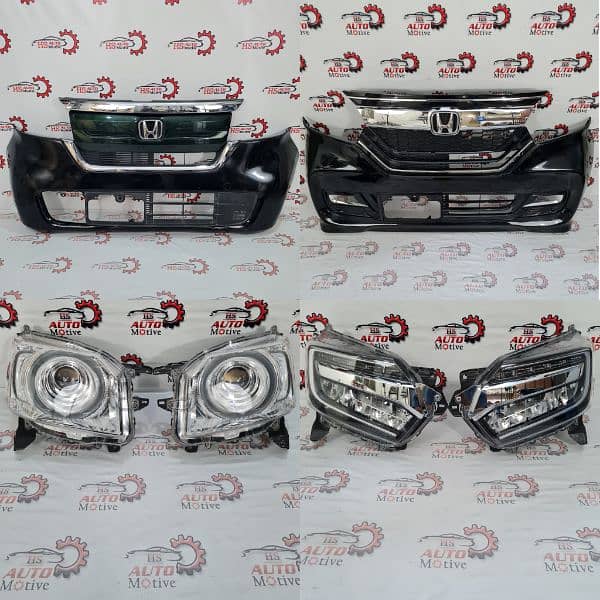 Honda N Box Custom Latest 2022 Front/Back Bumper Head/Tail Light Lamp 0