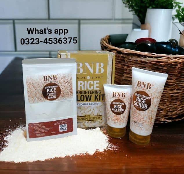 BNB Rice Whitening Cream l Face Bright l 0323-4536375 0