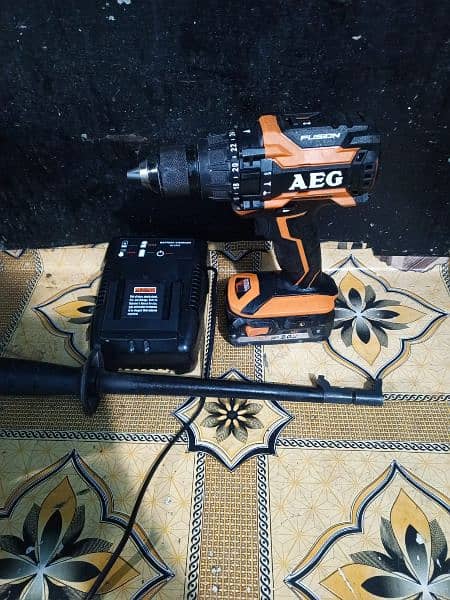 AEG brushless Hammer drill machine 0