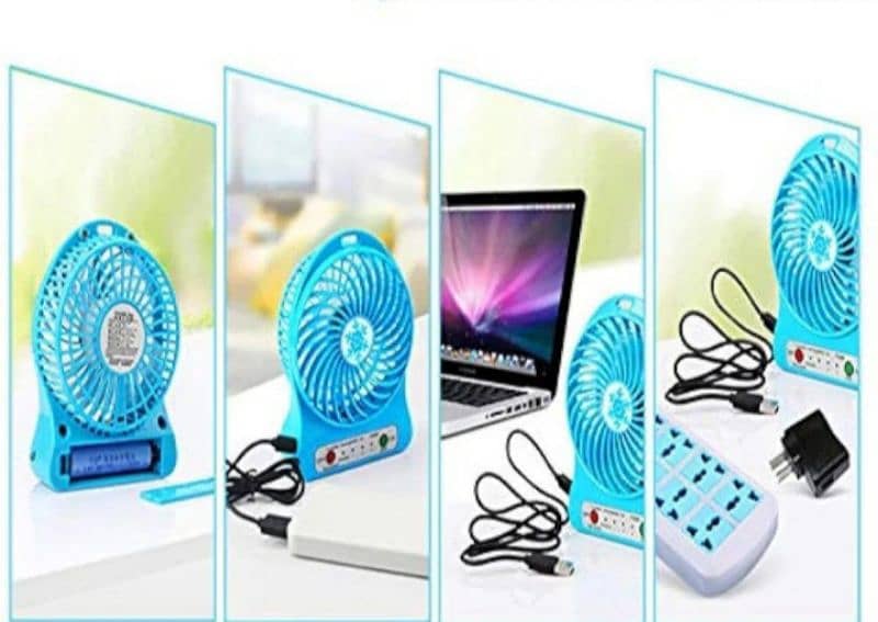 Portable Small Rechargeable Fan in all colors 1
