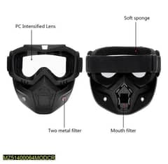 Dust Proof stylish sports Glasses Mask