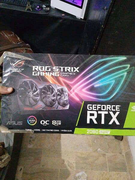 Asus ROG strix premium series RTX2080super graphics card 4