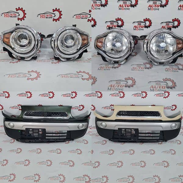 Suzuki Hustler/Mazda Flair Front/Back Light Head/Tail Fog Lamp Bumper 0