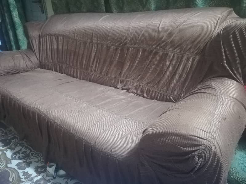 Sofa Set in good condition with Cover 3